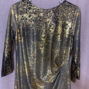 Metallic looking dress